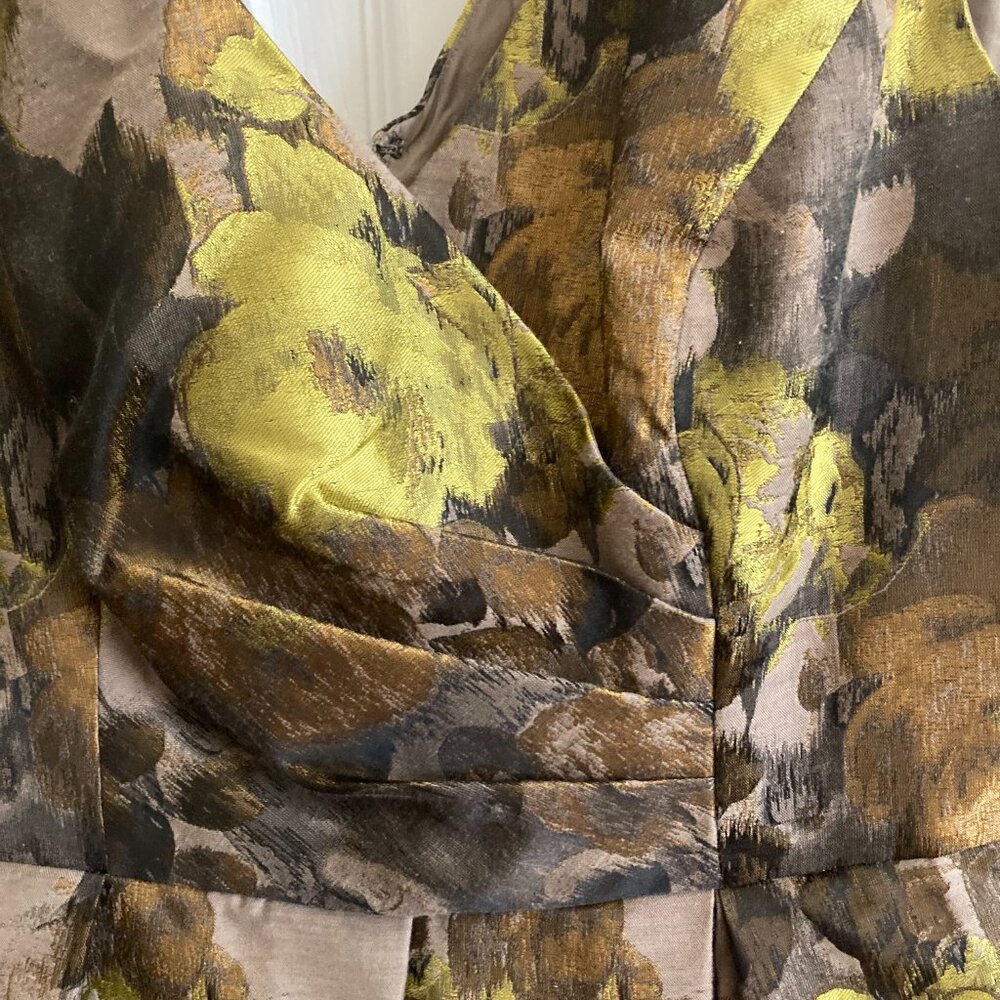 Adrianna Papell floral sleeveless dress - size 8 - Picture 3 of 5